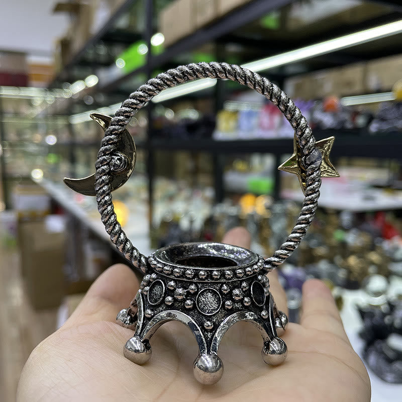 Adornos decorativos con forma de estrella y luna de Olivenorma.
