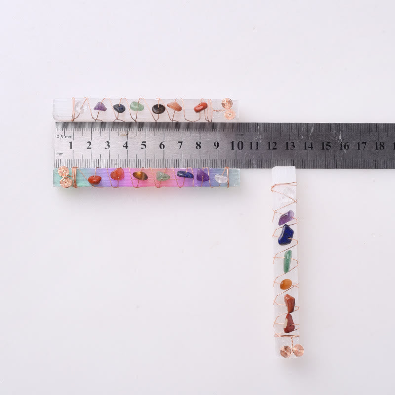 Varitas de cristal de yeso marroquíes para chakras de Olivenorma