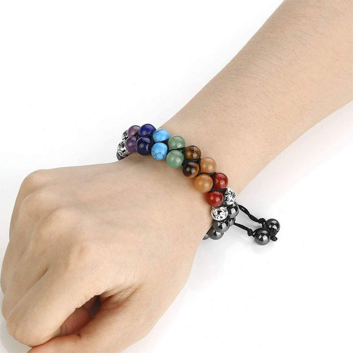 Pulsera de sanación de chakras con orgón de Olivenorma 