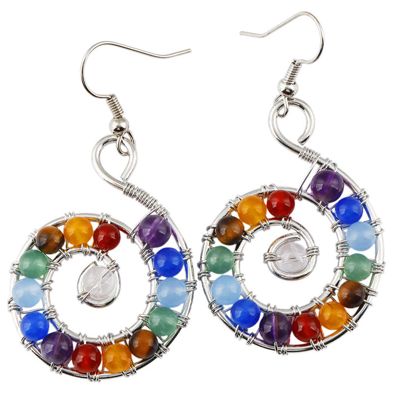 Pendientes de orgón de los chakras 