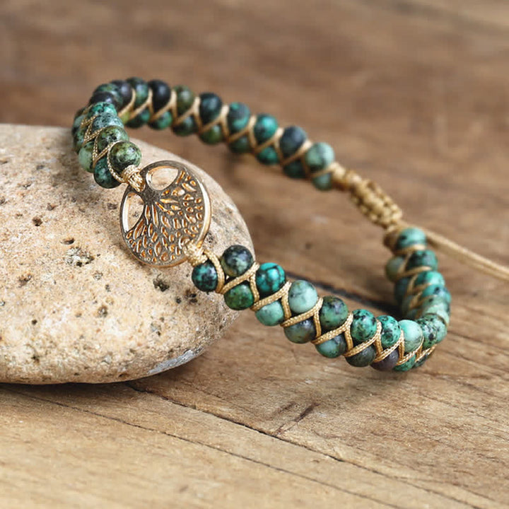 Pulsera de piedra de transformación y evolución espiritual de Olivenorma