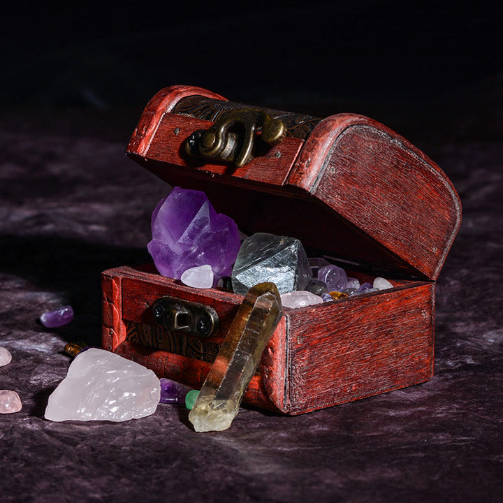 Conjunto de piedras preciosas de cristal en bruto de Olivenorma