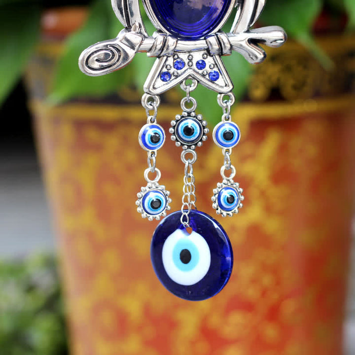 Amuleto de protección para el mal de ojo y el búho de Olivenorma para decoración de pared