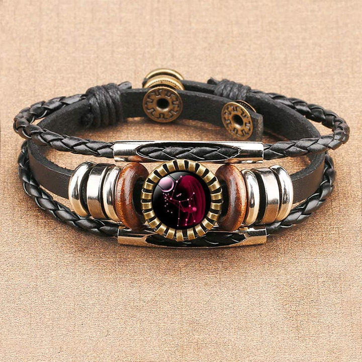Pulsera retro del zodiaco Olivenorma