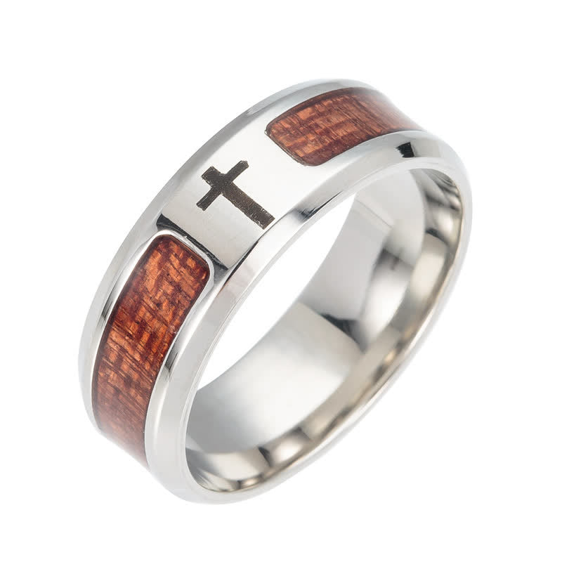 Anillo Yggdrasil - acero inoxidable