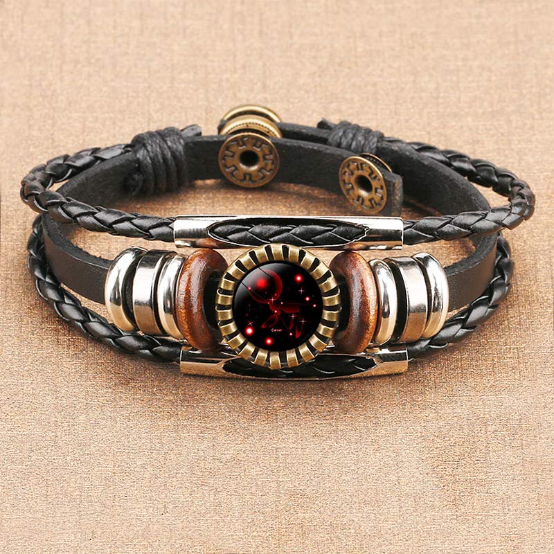 Pulsera retro del zodiaco Olivenorma