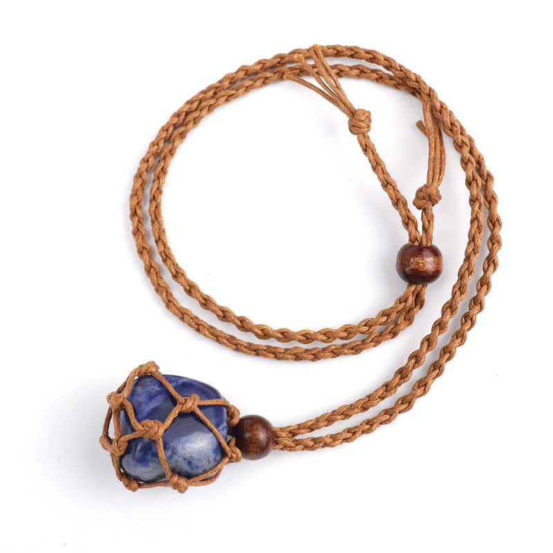 Collar de protección de cristal natural