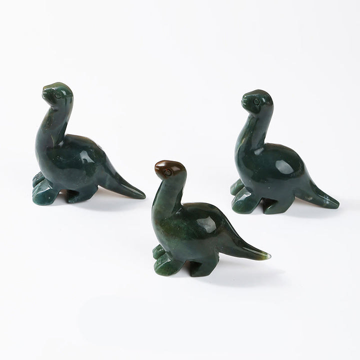 Adorno para el hogar con forma de dinosaurio de cristal de 2,5 pulgadas de Olivenorma