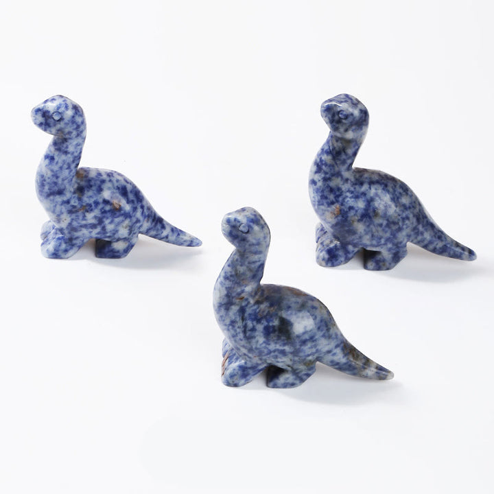 Adorno para el hogar con forma de dinosaurio de cristal de 2,5 pulgadas de Olivenorma