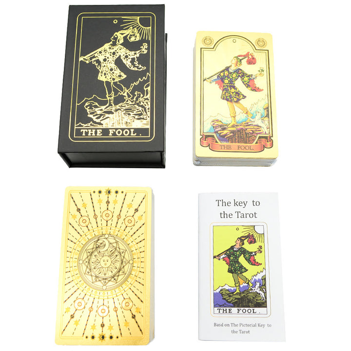 Cartas del Tarot Sol y Luna de Olivenorma 80ps "El Loco" Waite