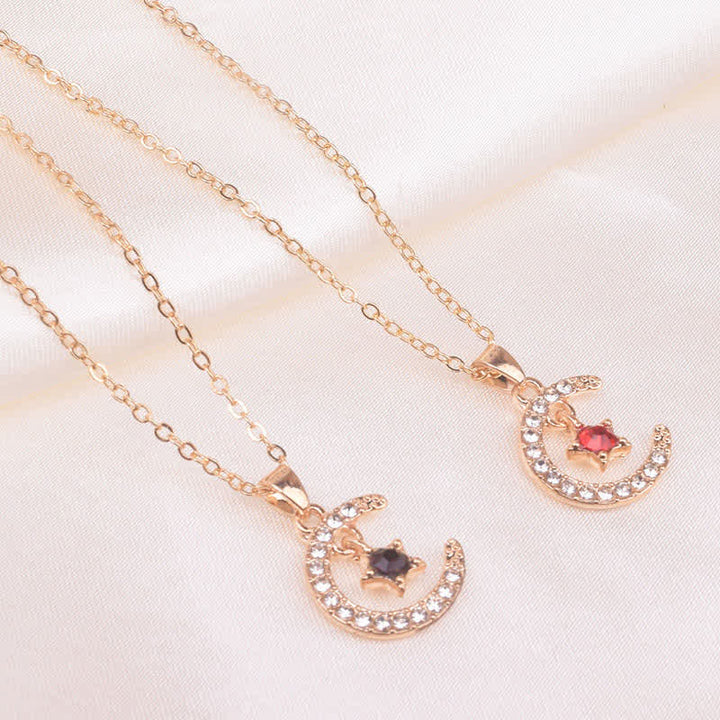 Collar creativo con estrella y piedra natal del mes de Olivenorma