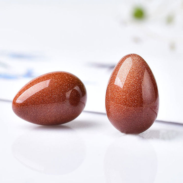 Huevos de cristal naturales energéticos de Olivenorma 