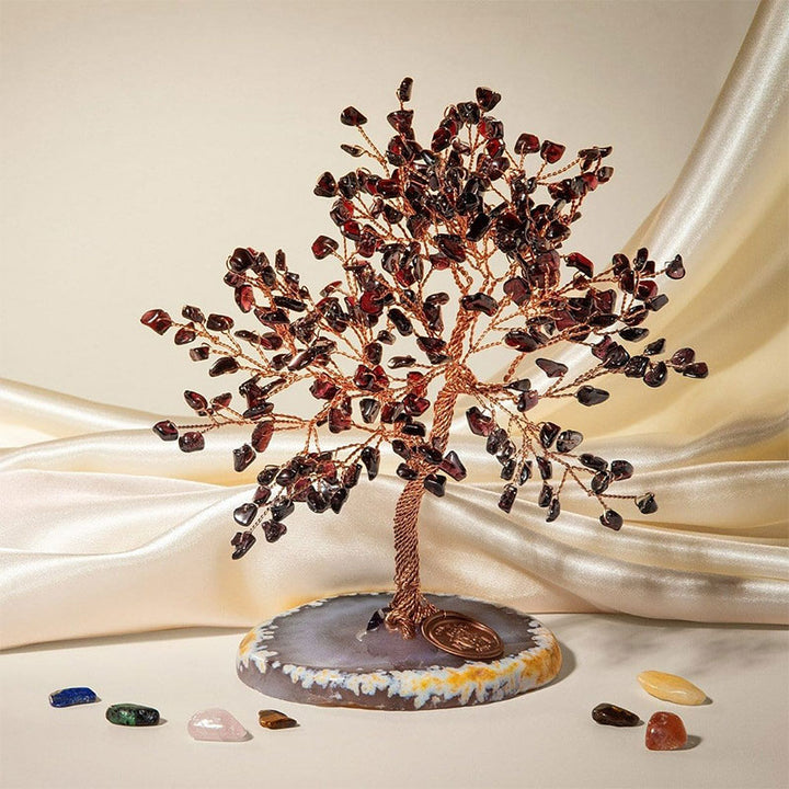 Olivenorma En busca de la pasión Árbol de la vida con granate