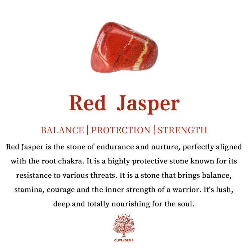 Pulsera trenzada con cuentas de piedras preciosas de cristal de 7 chakras para hombre de Olivenorma