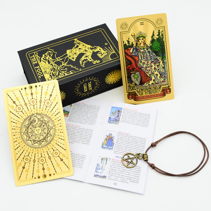 Cartas del Tarot Sol y Luna de Olivenorma 80ps "El Loco" Waite