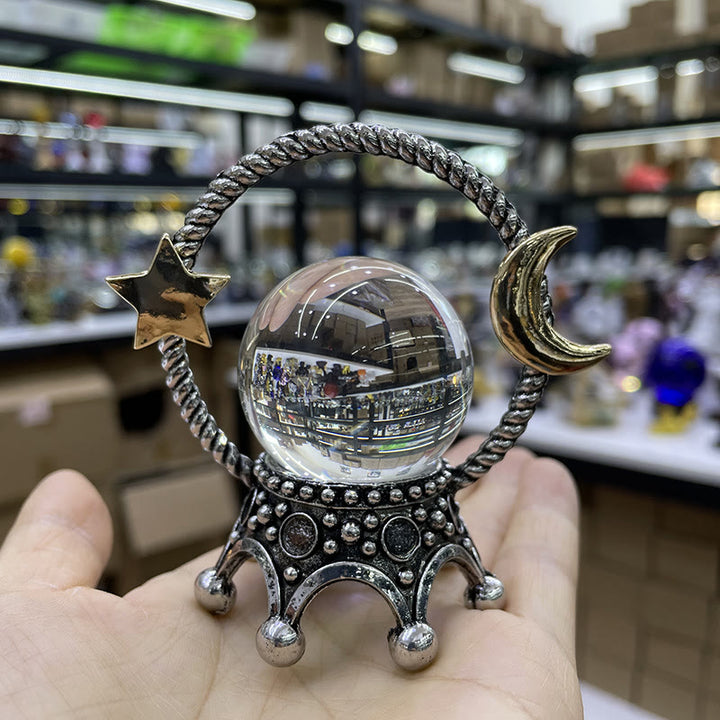 Adornos decorativos con forma de estrella y luna de Olivenorma.