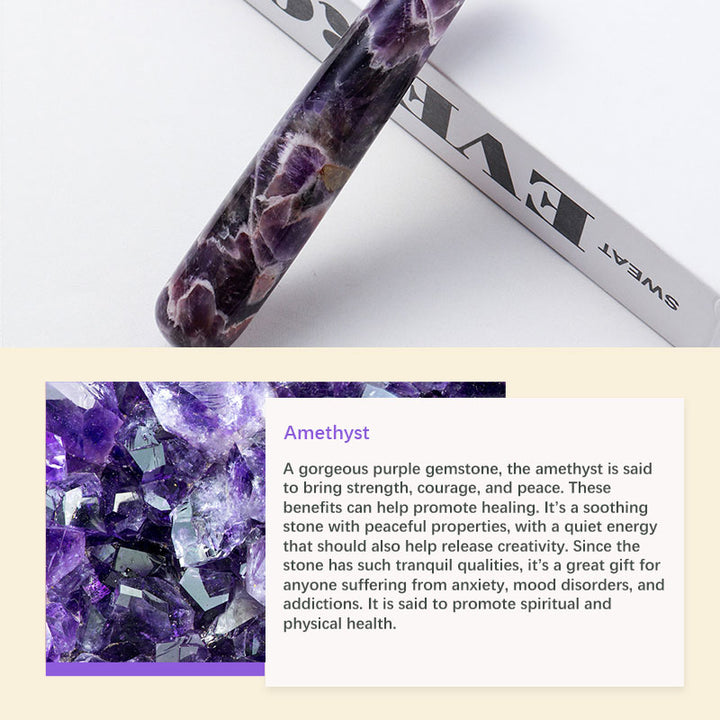 Varitas de cristal curativas con cristales naturales Olivenorma