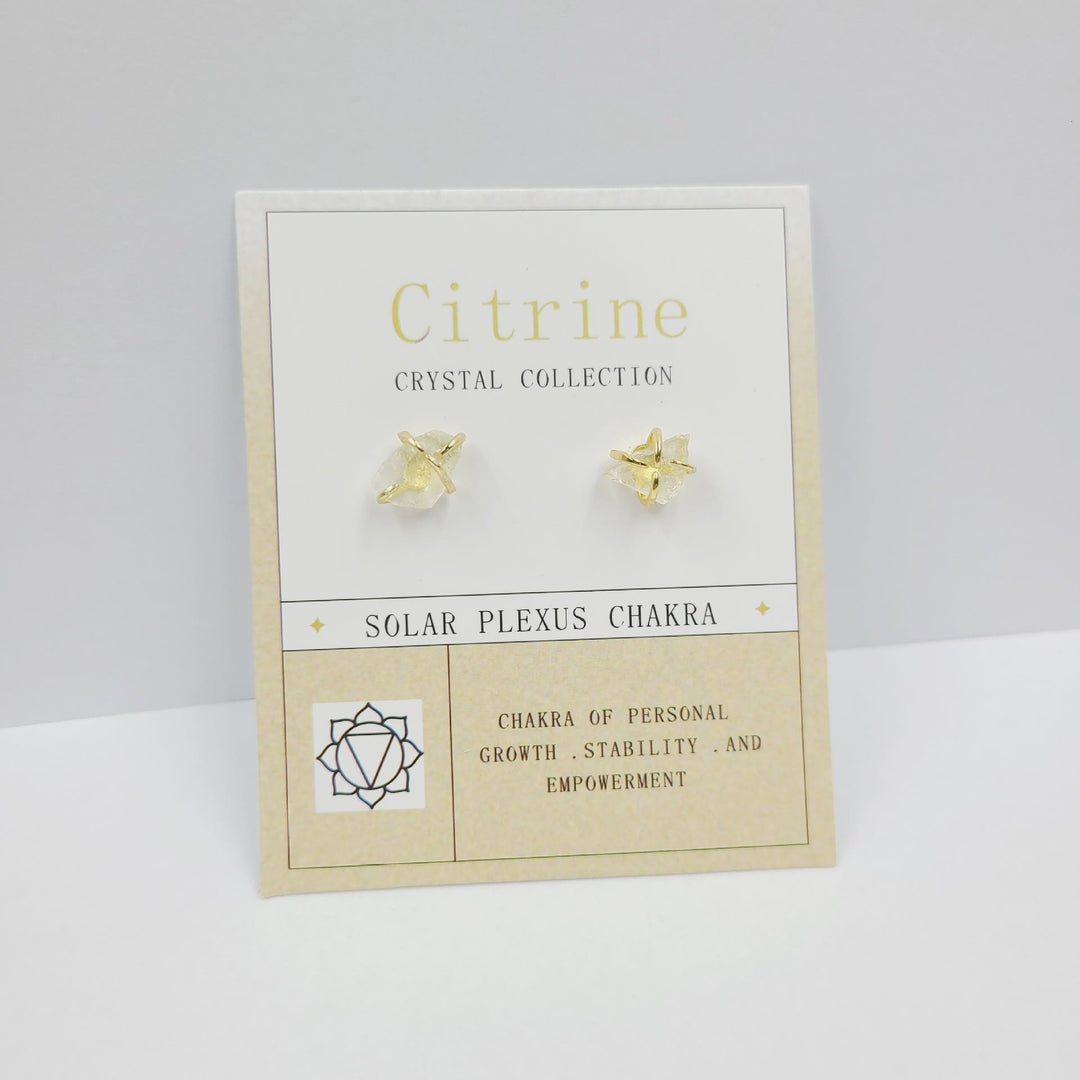 Pendientes de piedra en bruto para el 12.º cumpleaños de Olivenorma