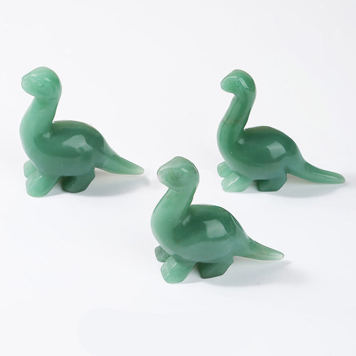 Adorno para el hogar con forma de dinosaurio de cristal de 2,5 pulgadas de Olivenorma