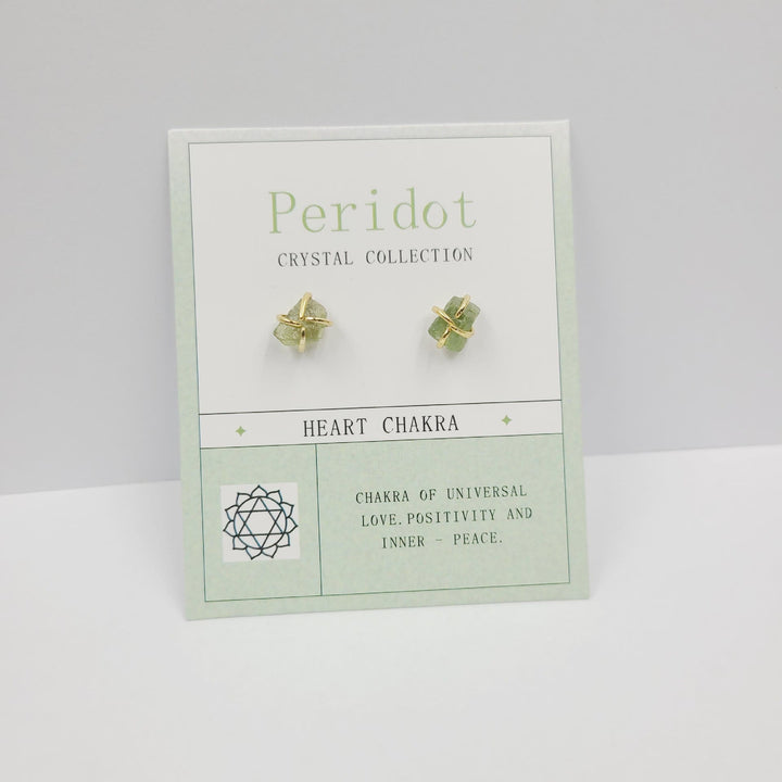 Pendientes de piedra en bruto para el 12.º cumpleaños de Olivenorma