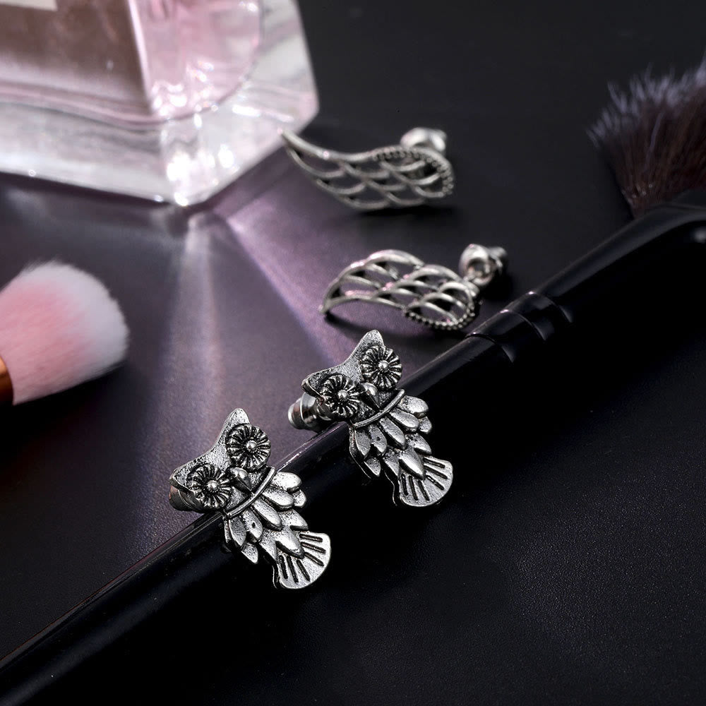 4 pendientes bohemios de estilo bohemio con diseño de Nimal en turquesa de Olivenorma 