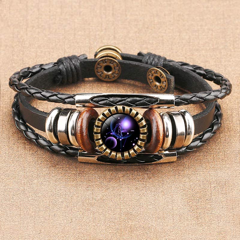 Pulsera retro del zodiaco Olivenorma