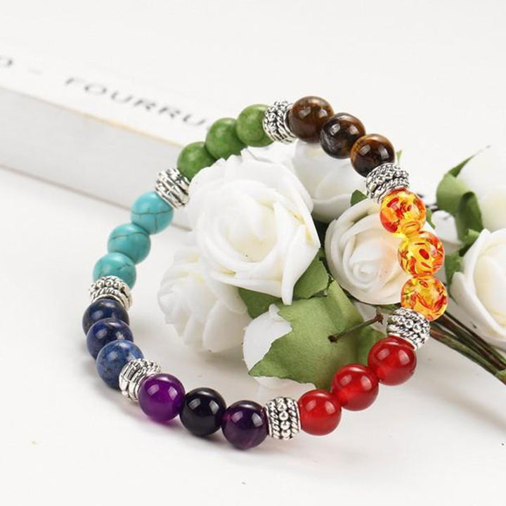 Pulsera de orgón con chakras de Olivenorma 