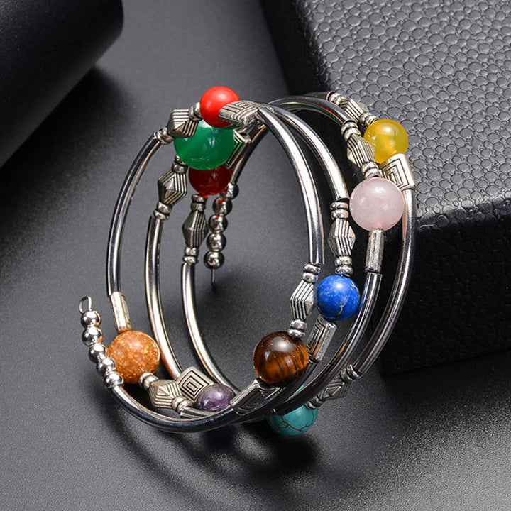 Pulsera de orgón con chakras de Olivenorma 