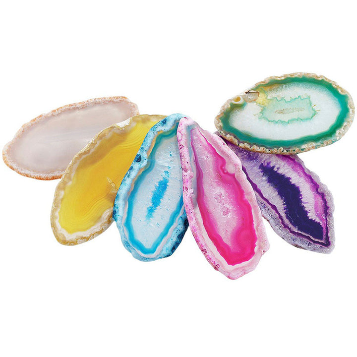 Piedras preciosas decorativas de ágata laminada natural de Olivenorma