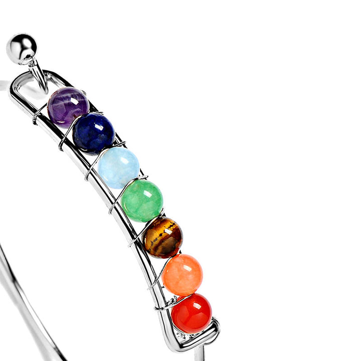 Pulsera de sanación de chakras con orgón de Olivenorma 