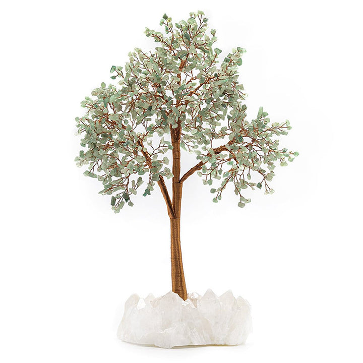 Árbol Feng Shui de cristal de aventurina, el manifestador de Olivenorma