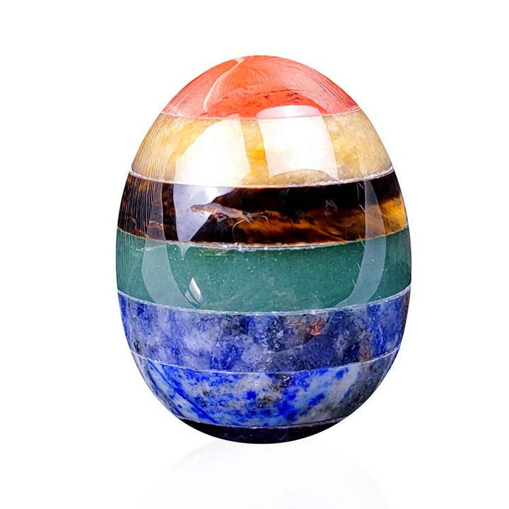 Huevo de cristal del espíritu creativo del chakra de Pascua de Olivenorma