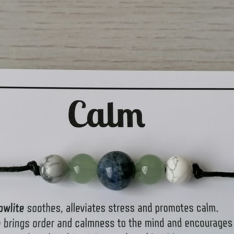Pulsera de cristal con cuentas curativas mágicas de Olivenorma