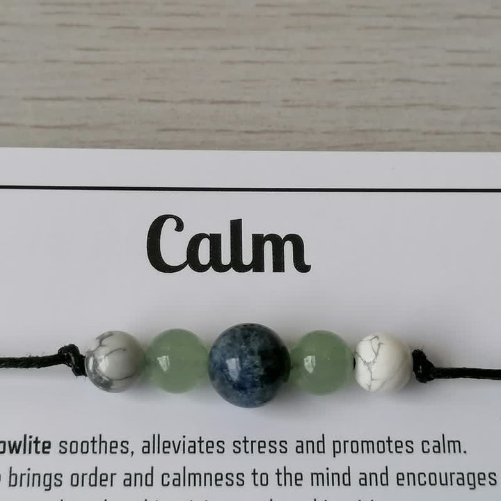 Pulsera de cristal con cuentas curativas mágicas de Olivenorma