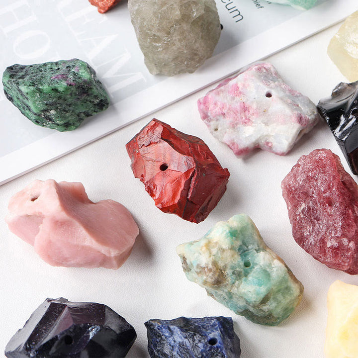 Soporte para varillas de incienso de piedra cruda de cristal de Olivenorma , decoración con piedras preciosas