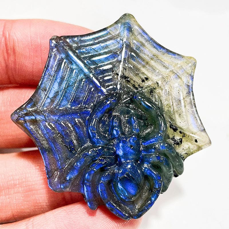 Adornos de piedra lunar con forma de labradorita natural de Olivenorma