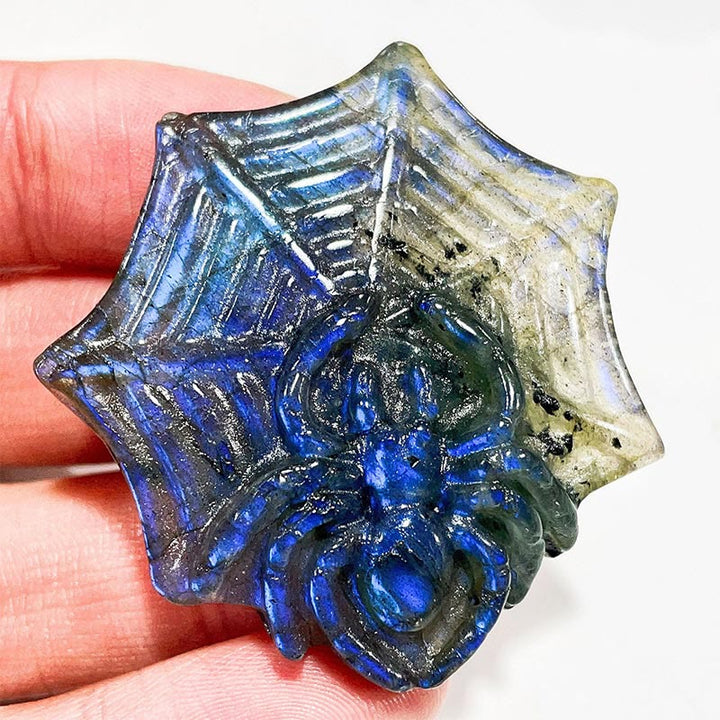 Adornos de piedra lunar con forma de labradorita natural de Olivenorma