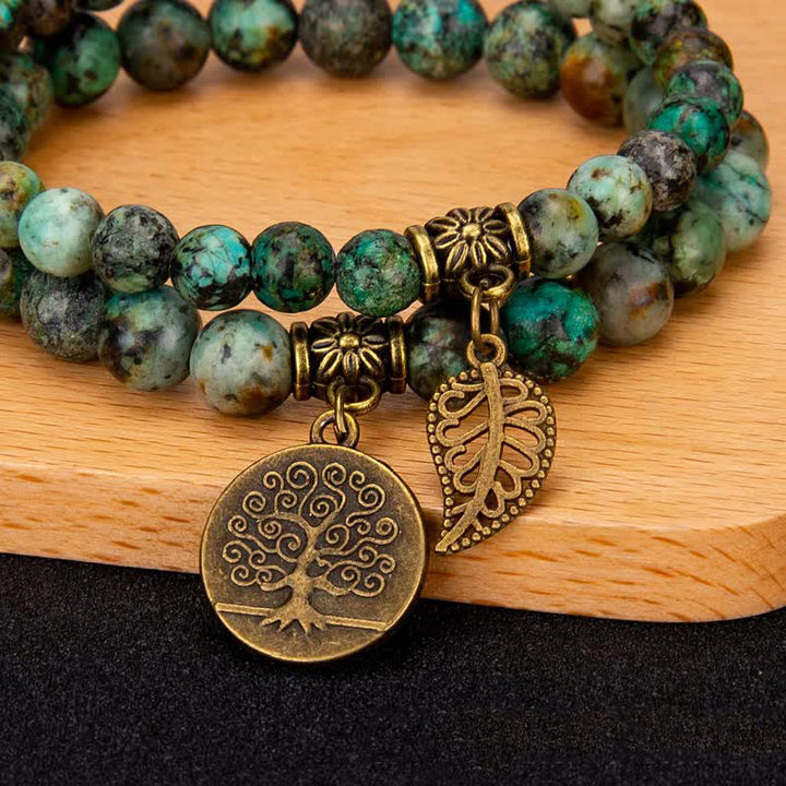Pulsera de transformación de turquesa africana