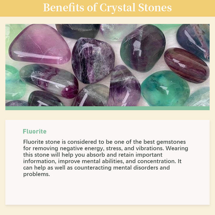 Corazones de cristal natural de fluorita.