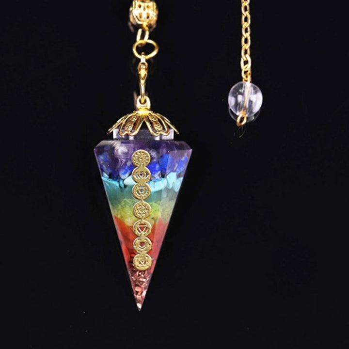 Péndulo de adivinación Olivenorma Chakra Orgone