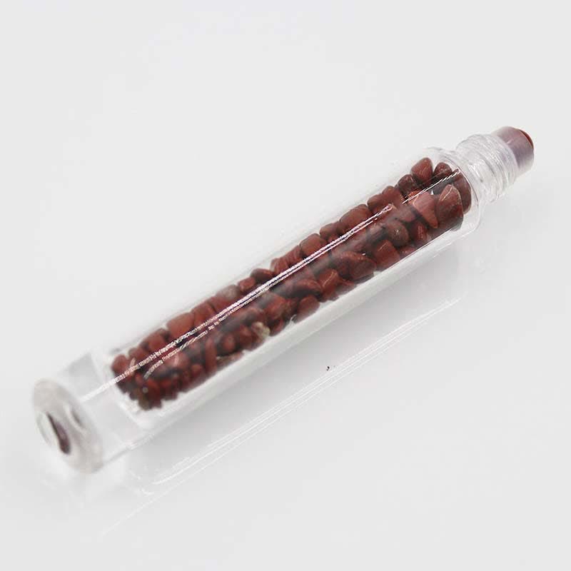 Botella de aceite esencial en roll-on de Olivenorma con decoración de cristal
