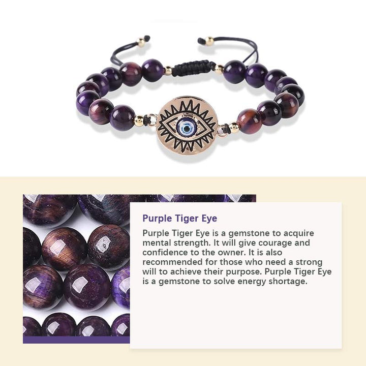 Pulsera de protección contra el mal de ojo de tigre
