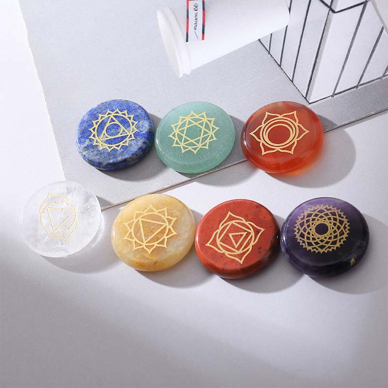Juego de cristales para la curación de chakras