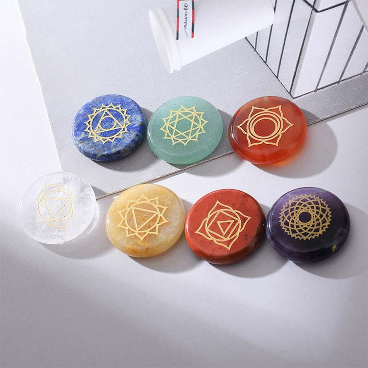 Juego de cristales para la curación de chakras