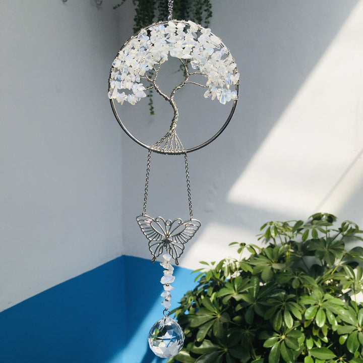 Adorno colgante de mariposa del árbol de la vida de Olivenorma 