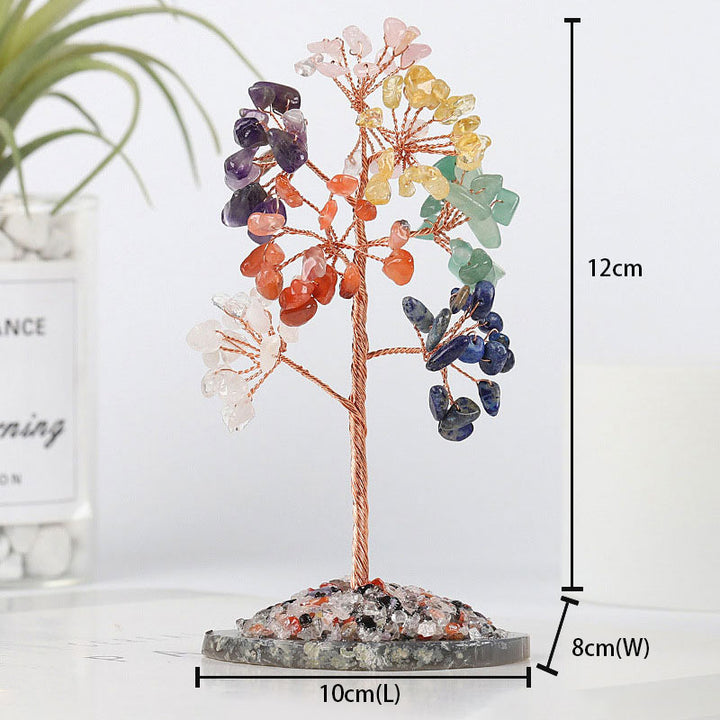 Árbol de Feng Shui de los chakras de la fuerza y ​​el crecimiento de Olivenorma 