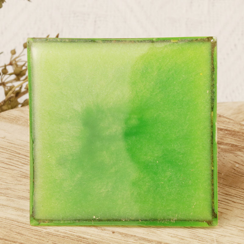 Pirámide de orgón del cubo de Metatrón de la vida verde de Olivenorma 