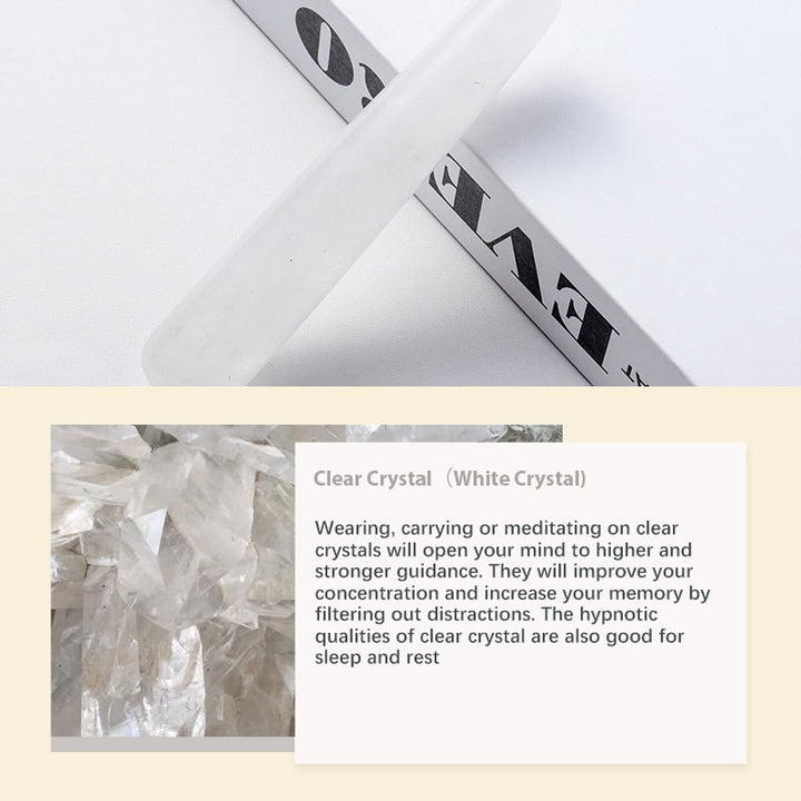 Varitas de cristal curativas con cristales naturales Olivenorma