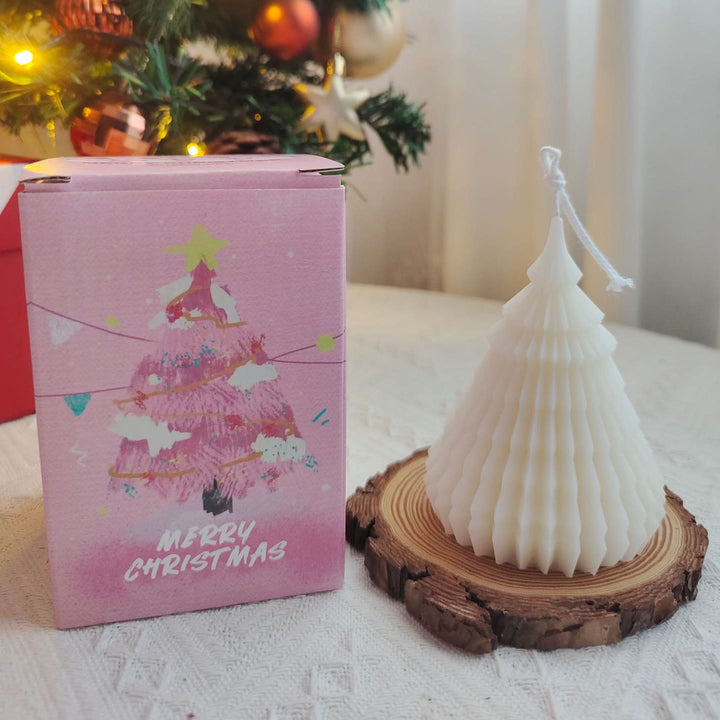 Vela de árbol de Navidad tallada de Olivenorma 