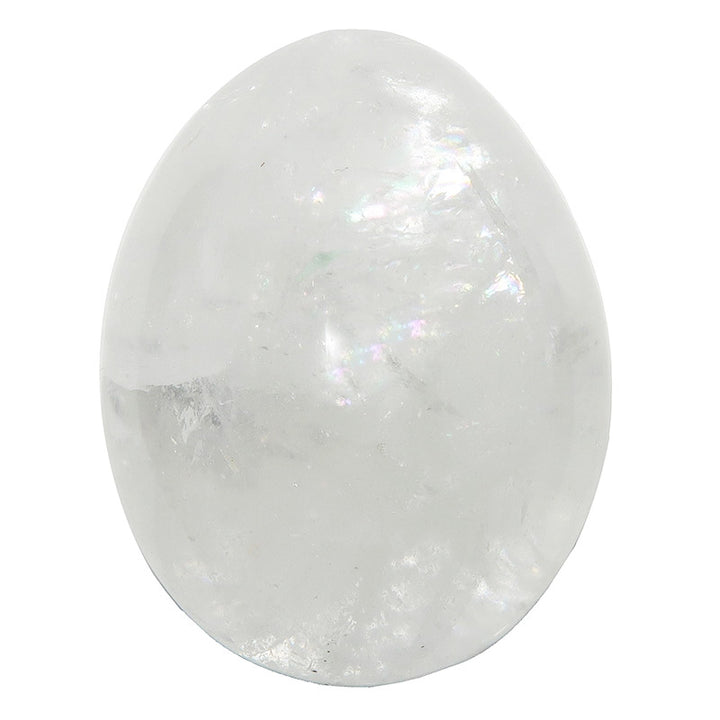 Huevo de cristal de cuarzo transparente Milagro de la vida para Pascua